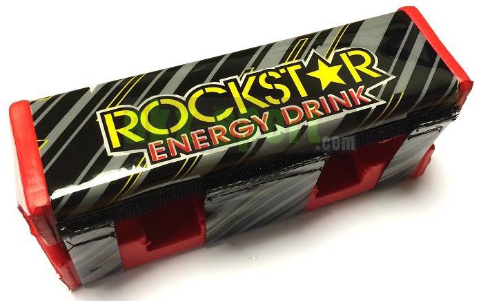 Mousse guidon ROCKSTAR ENERGY DRINK Orange 